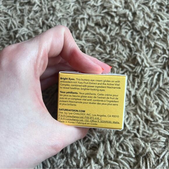 NWT! Saturday Skin Yuzu Vitamin C Bright Eye Cream - Picture 3 of 6
